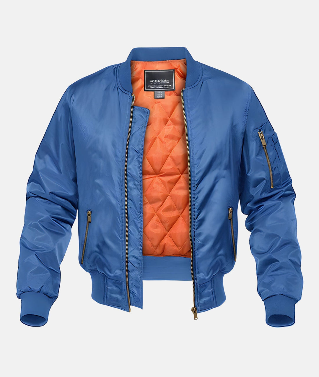 Arvion | Men's Classic Stylish Bomber Jacket-Metro Lane Plaza