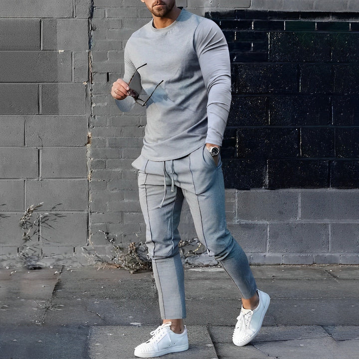 Marco | Men's Modern Relaxed Fit Casual Outfit-Metro Lane Plaza