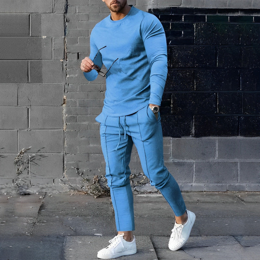 Marco | Men's Modern Relaxed Fit Casual Outfit-Metro Lane Plaza