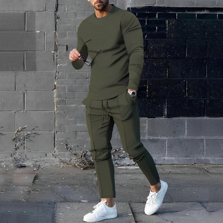 Marco | Men's Modern Relaxed Fit Casual Outfit-Metro Lane Plaza