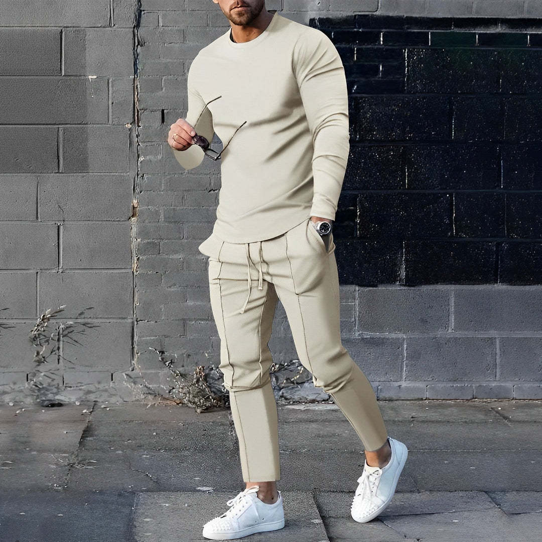 Marco | Men's Modern Relaxed Fit Casual Outfit-Metro Lane Plaza