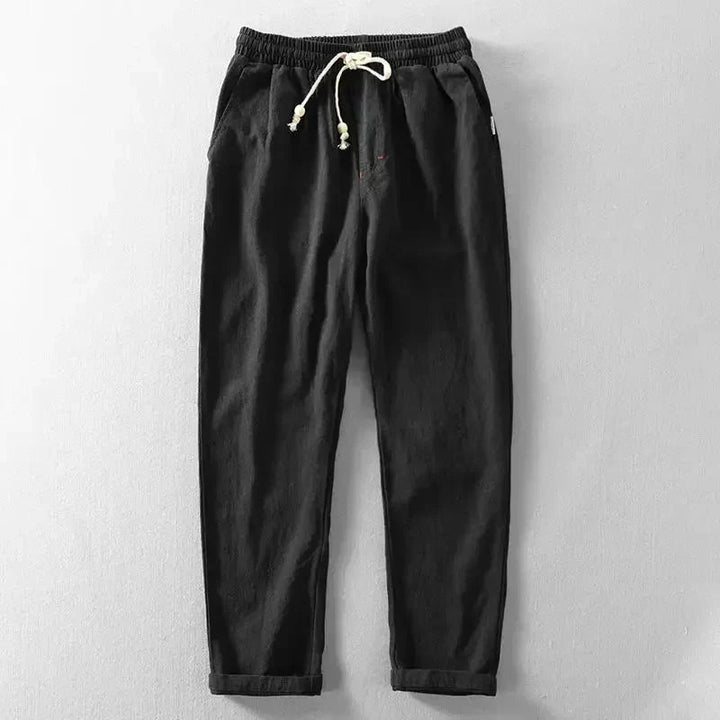Michael | Stylish, Lightweight & Versatile Linen Pants-Metro Lane Plaza