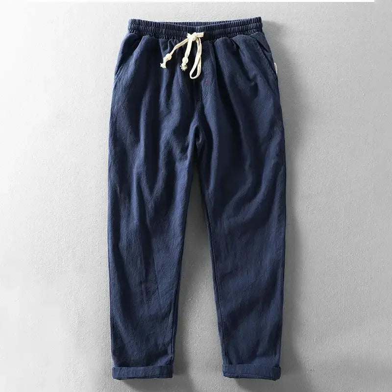 Michael | Stylish, Lightweight & Versatile Linen Pants-Metro Lane Plaza