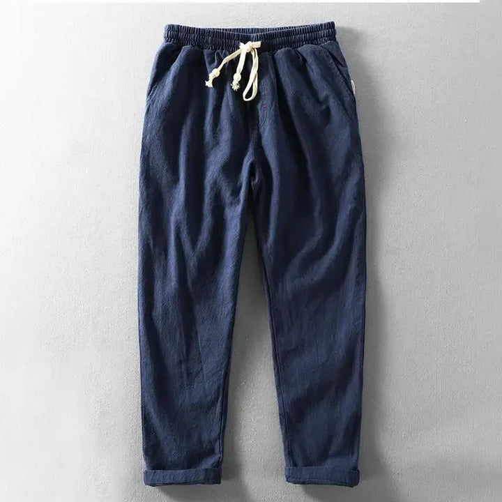 Michael | Stylish, Lightweight & Versatile Linen Pants-Metro Lane Plaza