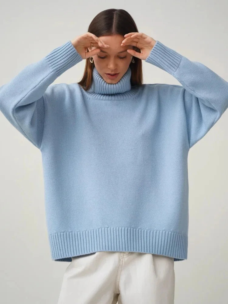 Damen-Rollkragenpullover