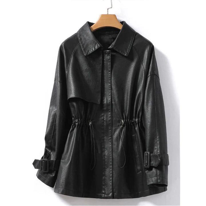 Women's Sheepskin Leather Jacket-Metro Lane Plaza