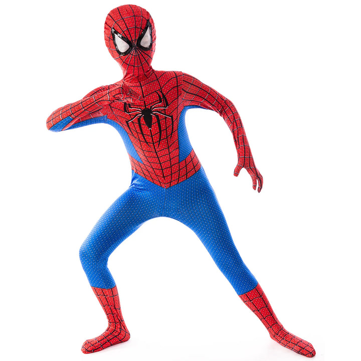 Disfraz de superhéroe de anime para Halloween infantil, traje zentai de cosplay de cuerpo completo para niños y niñas
