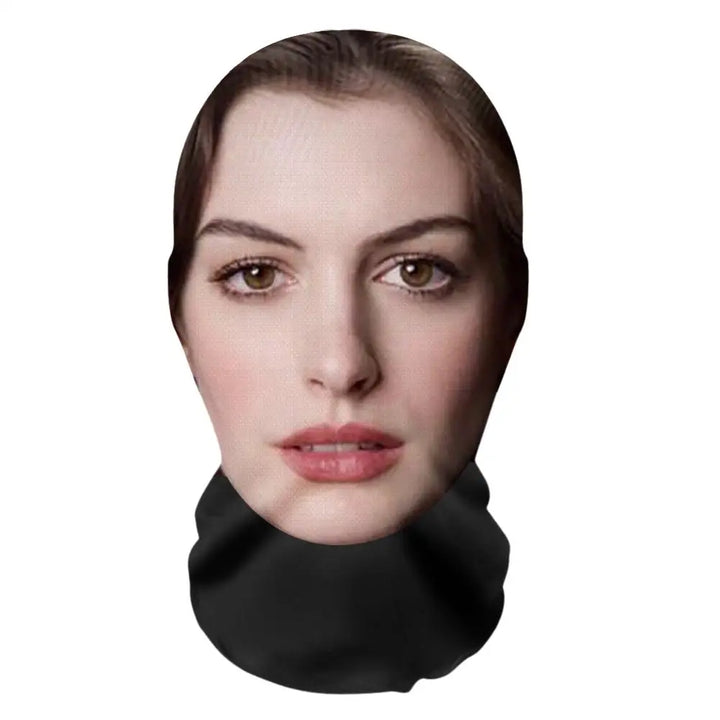 Máscara engraçada de rosto completo impressa em 3D para o Halloween, adereço de cosplay e fantasia