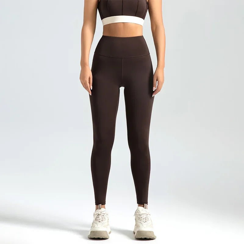 Sømløse Y2K-leggings til kvinder med høj talje og løftende effekt på bagdelen