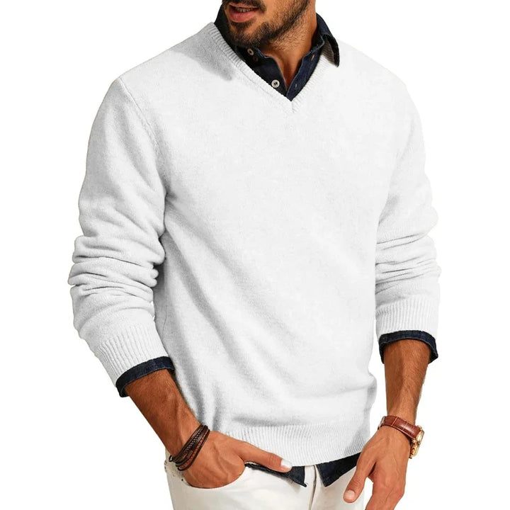 Herrenpullover aus Wollmischung
