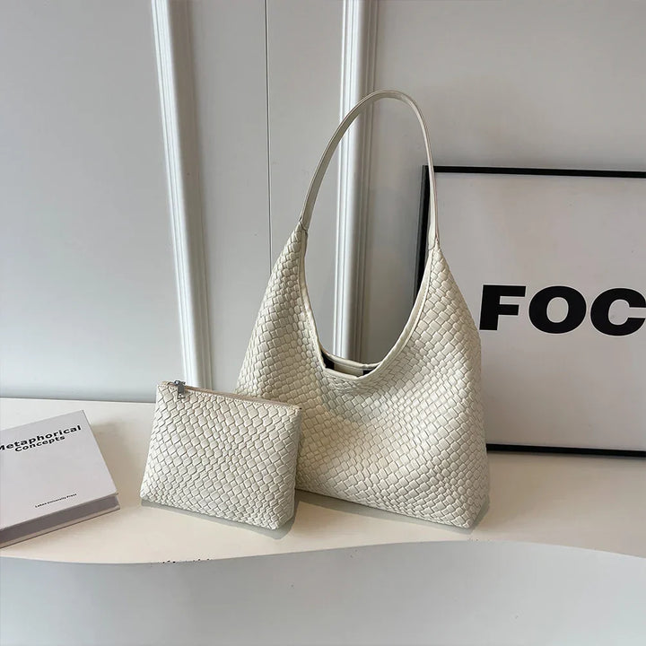Benita | Women's Vegan Shoulder Bag with Pouch-Metro Lane Plaza