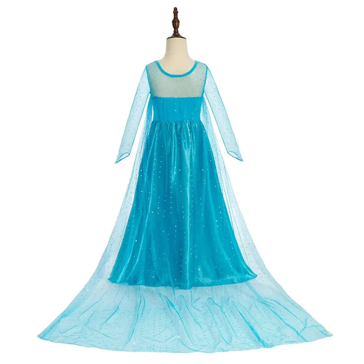 Halloween-Prinzessinnenkleid für Mädchen mit langem Umhang
