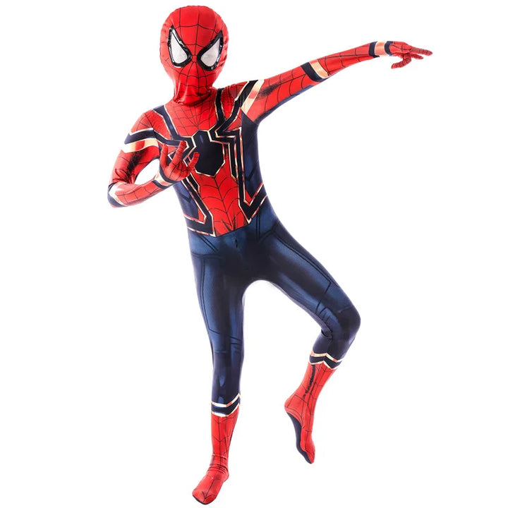 Disfraz de superhéroe de anime para Halloween infantil, traje zentai de cosplay de cuerpo completo para niños y niñas