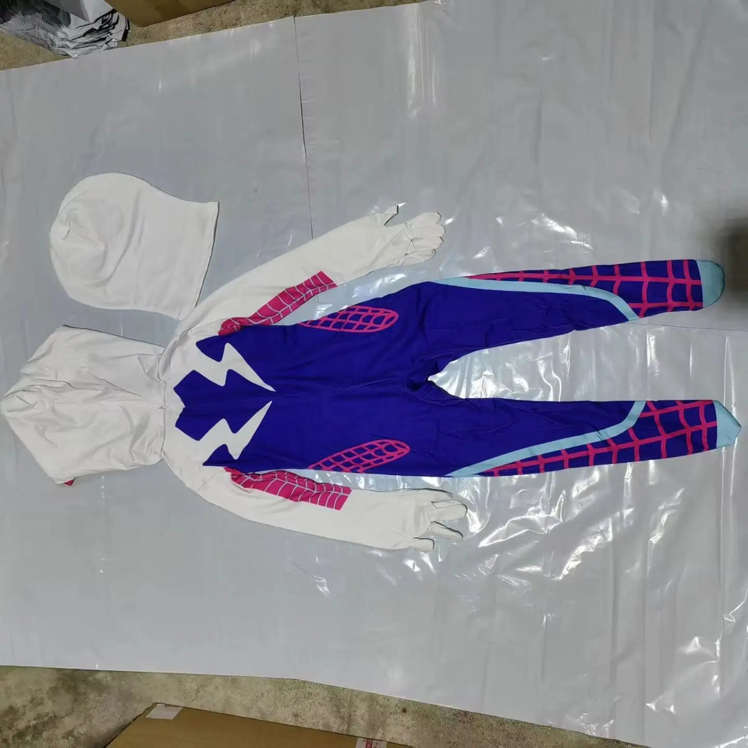 Disfraz de superhéroe de Halloween para niños, mono de cuerpo entero para niños y niñas