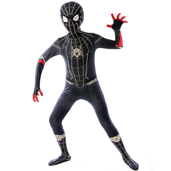 Disfraz de superhéroe de anime para Halloween infantil, traje zentai de cosplay de cuerpo completo para niños y niñas