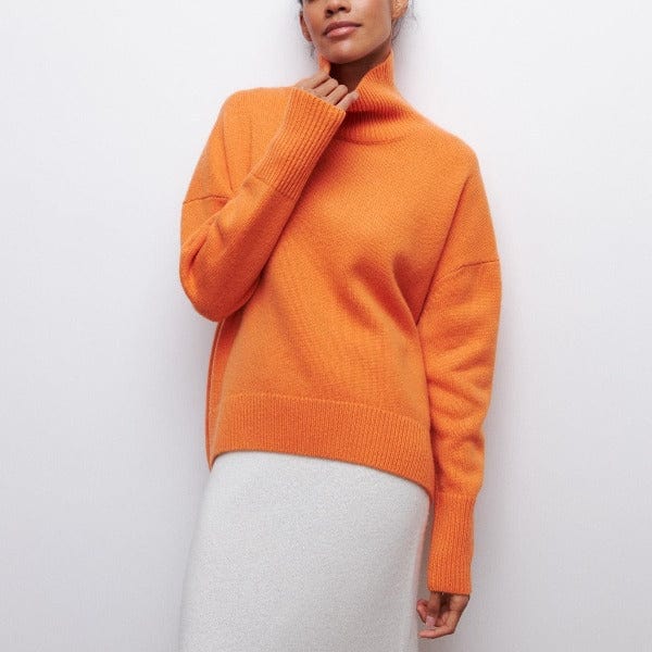 Maglione da donna a collo alto
