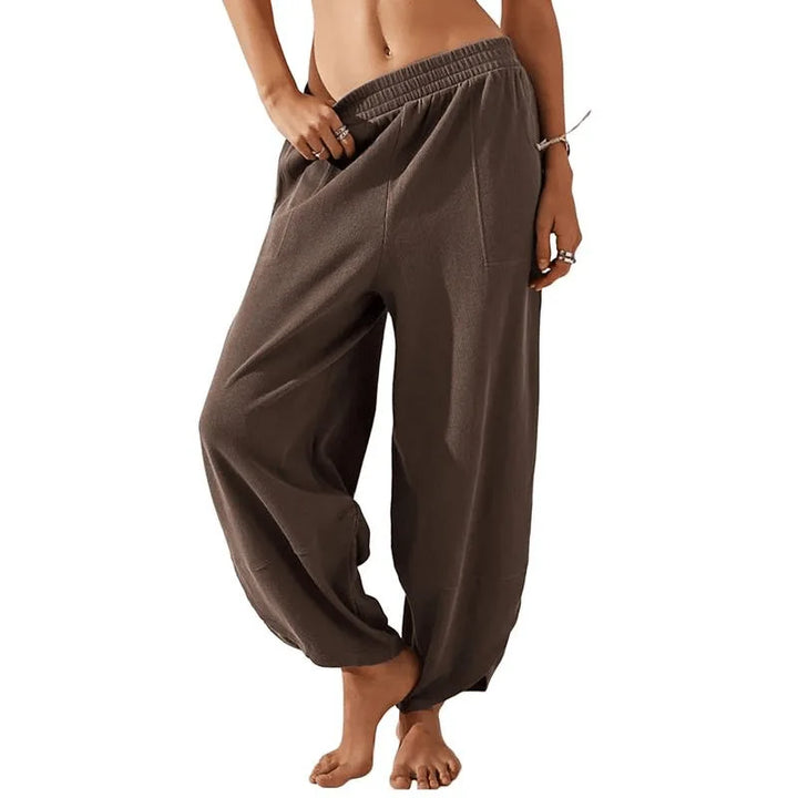 Sophia | Women's Wide-Leg Trousers-Metro Lane Plaza