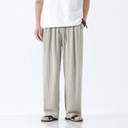 Men's Linen Pants - Lightweight & Stylish Summer Trousers-Metro Lane Plaza