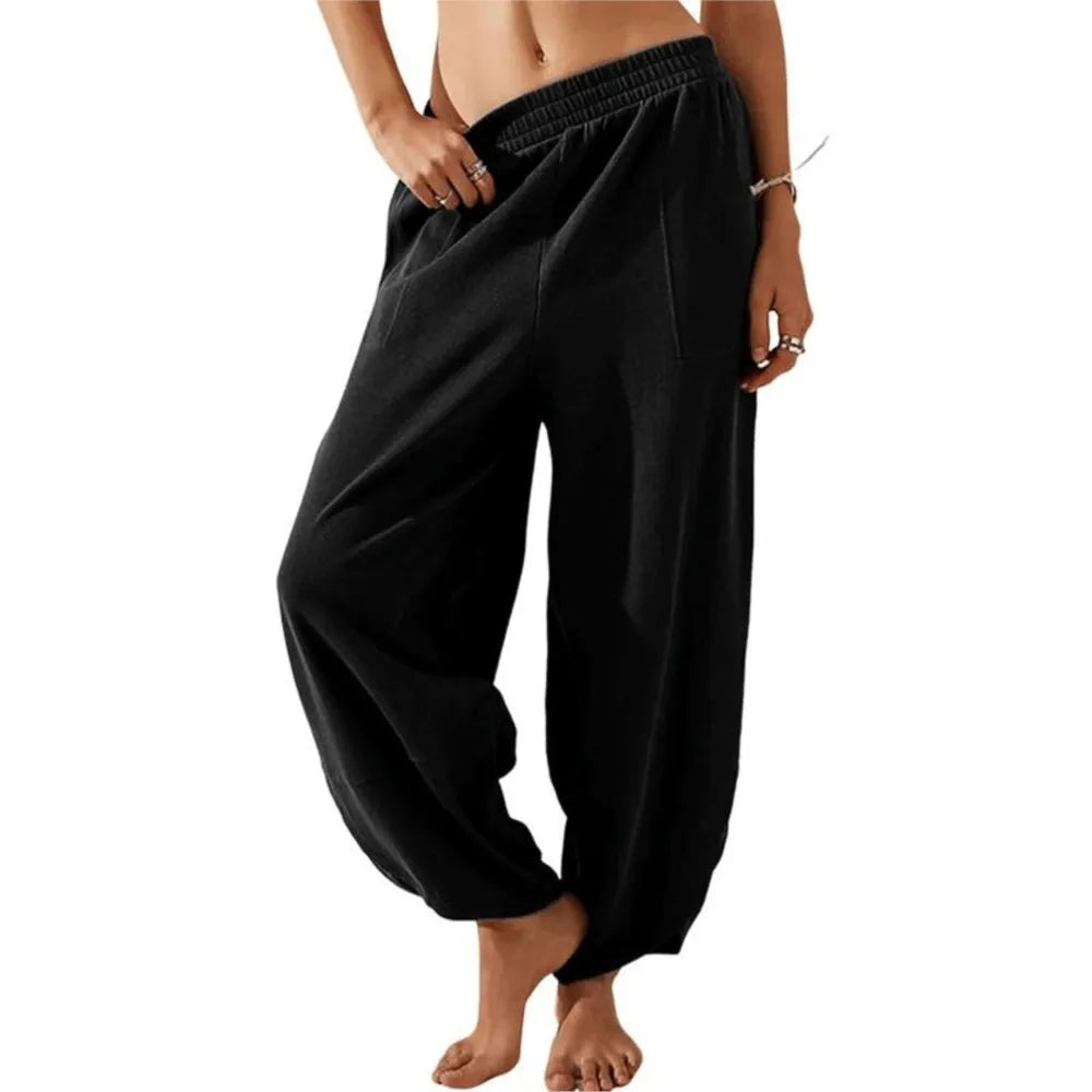 Sophia | Women's Wide-Leg Trousers-Metro Lane Plaza