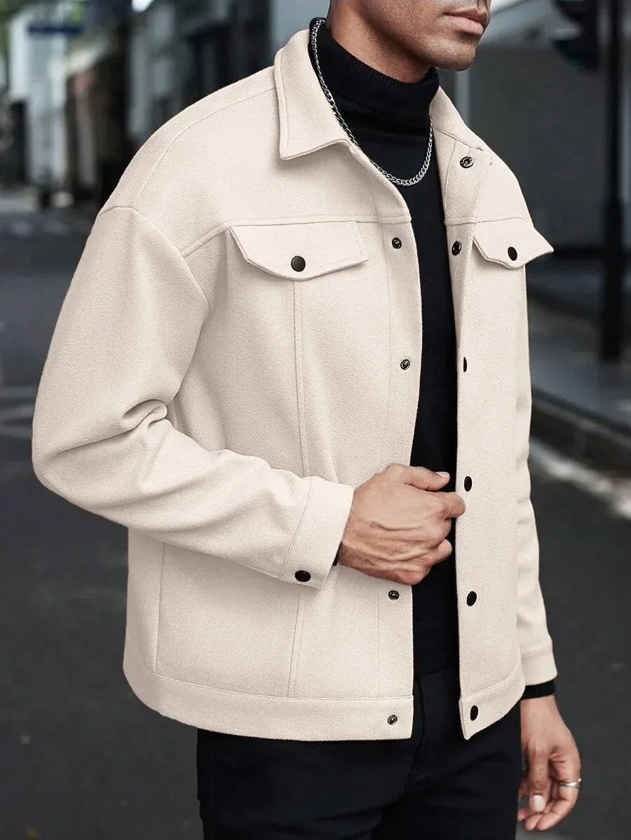 Jacke aus Wollmischung für Herren