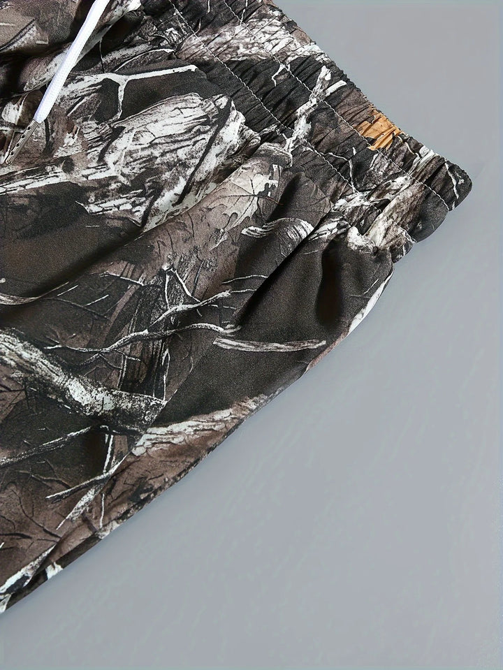 Men's Suit | Casual Fashion Soft Lightweight 3D Pattern Print-Metro Lane Plaza