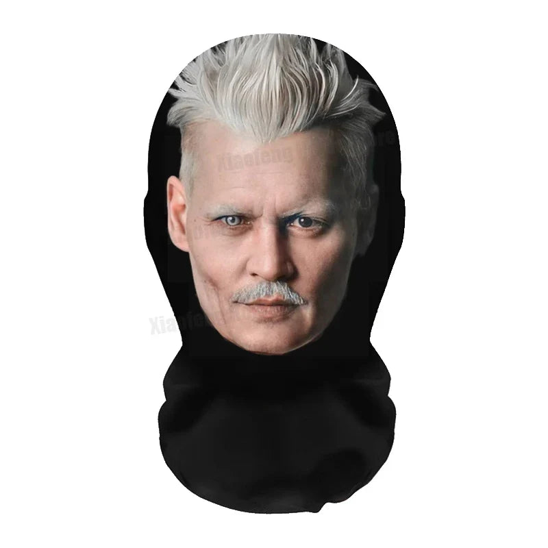 Máscara realista de cosplay para o Halloween | adereço assustador de fantasia e disfarce