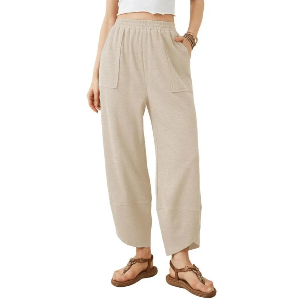 Sophia | Women's Wide-Leg Trousers-Metro Lane Plaza