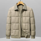Men's Quilted Down Jacket - Montauk Style-Metro Lane Plaza