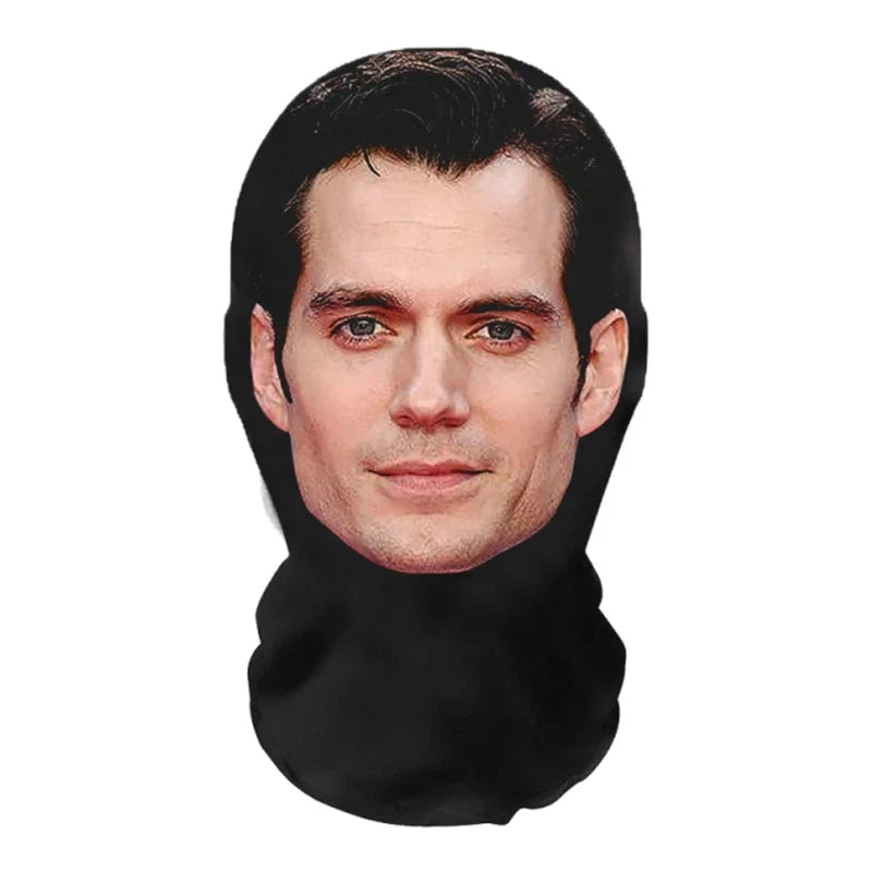 Máscara realista de cosplay para o Halloween | adereço assustador de fantasia e disfarce