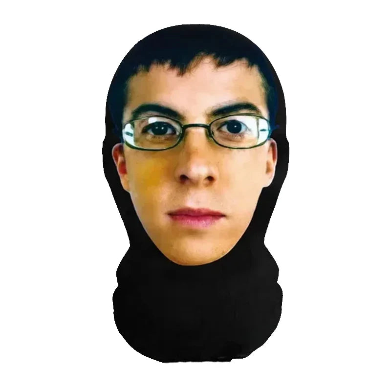 Máscara realista de cosplay para o Halloween | adereço assustador de fantasia e disfarce