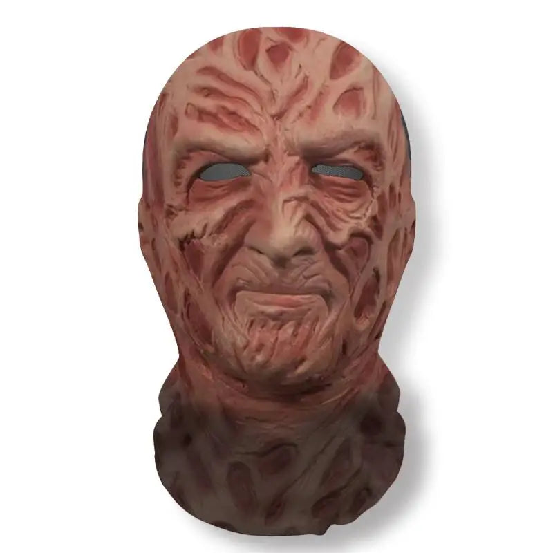 Máscara 3D de Ghost Face para o Halloween, acessório de fantasia com malha elástica e cobertura integral da cabeça em forma de caveira