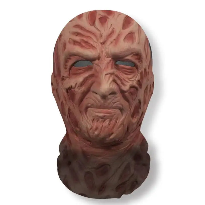 Máscara 3D de Ghost Face para o Halloween, acessório de fantasia com malha elástica e cobertura integral da cabeça em forma de caveira