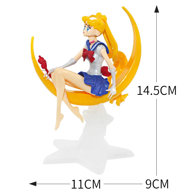 Sailor Moon-animefiguur voor kinderen - Jupiter- en Venus-konijnenpop