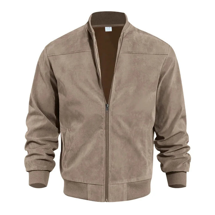 Herren-Bomberjacke aus Veloursleder