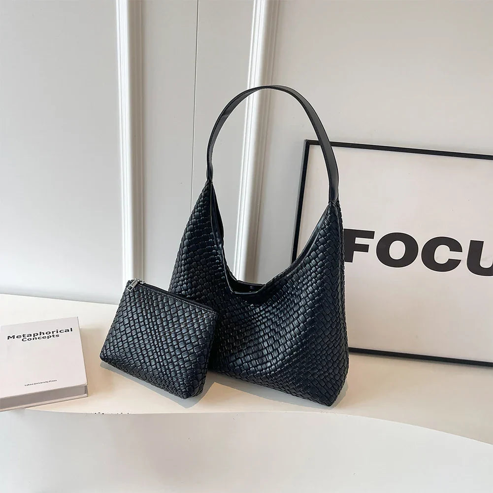 Benita | Women's Vegan Shoulder Bag with Pouch-Metro Lane Plaza