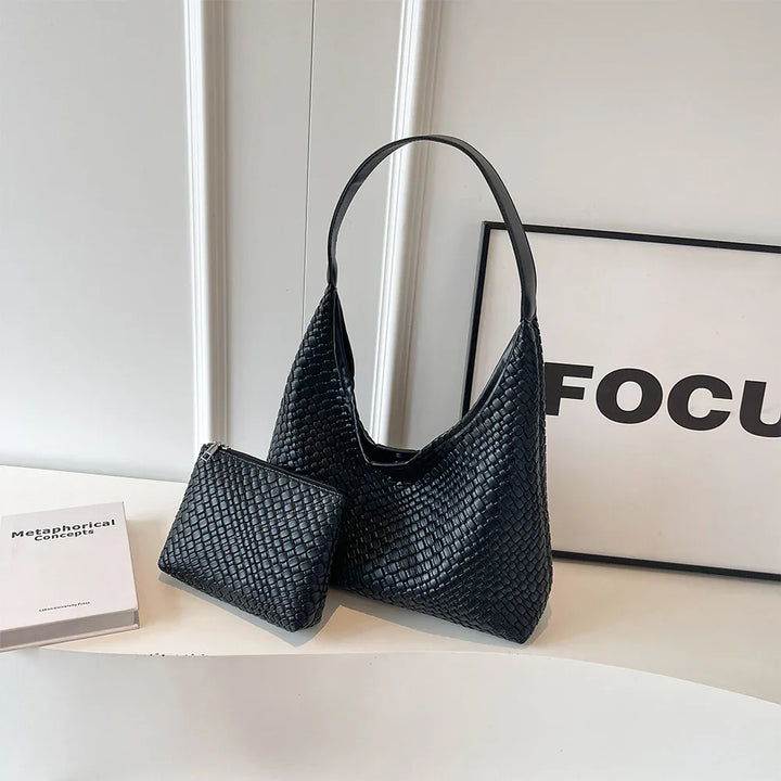 Benita | Women's Vegan Shoulder Bag with Pouch-Metro Lane Plaza