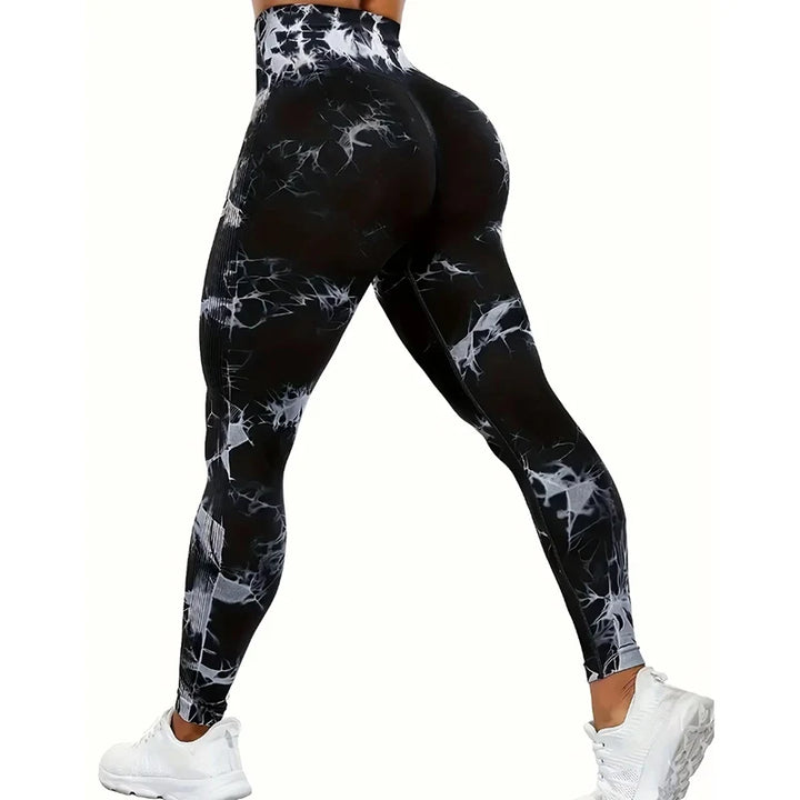 Women's High Waist Seamless Yoga Pants, Push-Up Sports Leggings