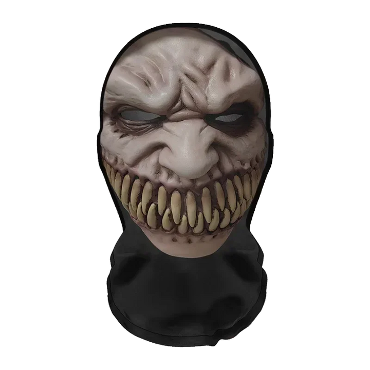 Conjunto divertido de peruca e máscara de cosplay para o Halloween, acessórios criativos para a cabeça e adereços de fantasia
