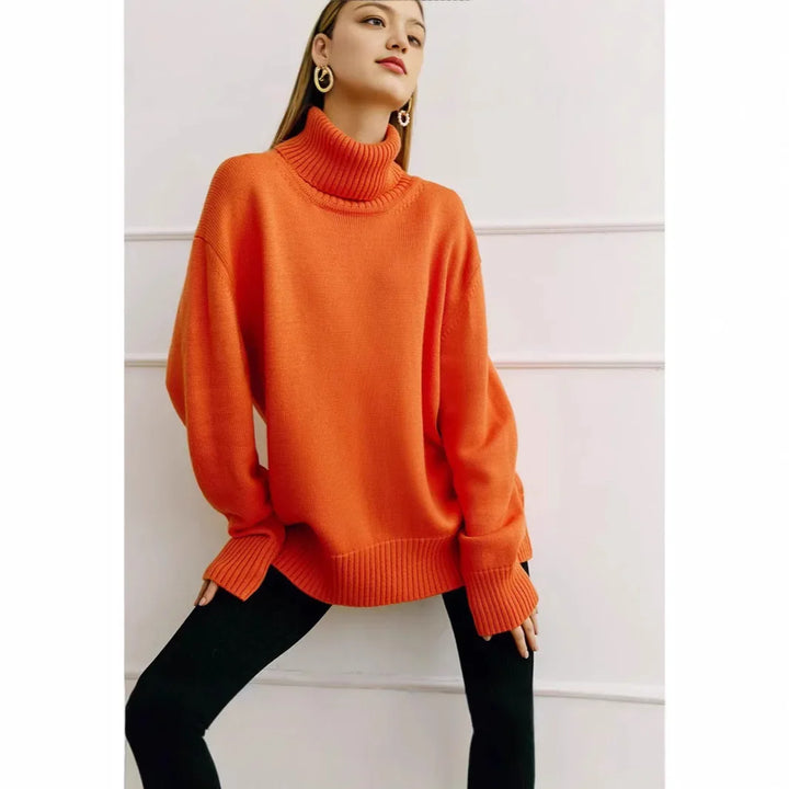 Damen-Rollkragenpullover