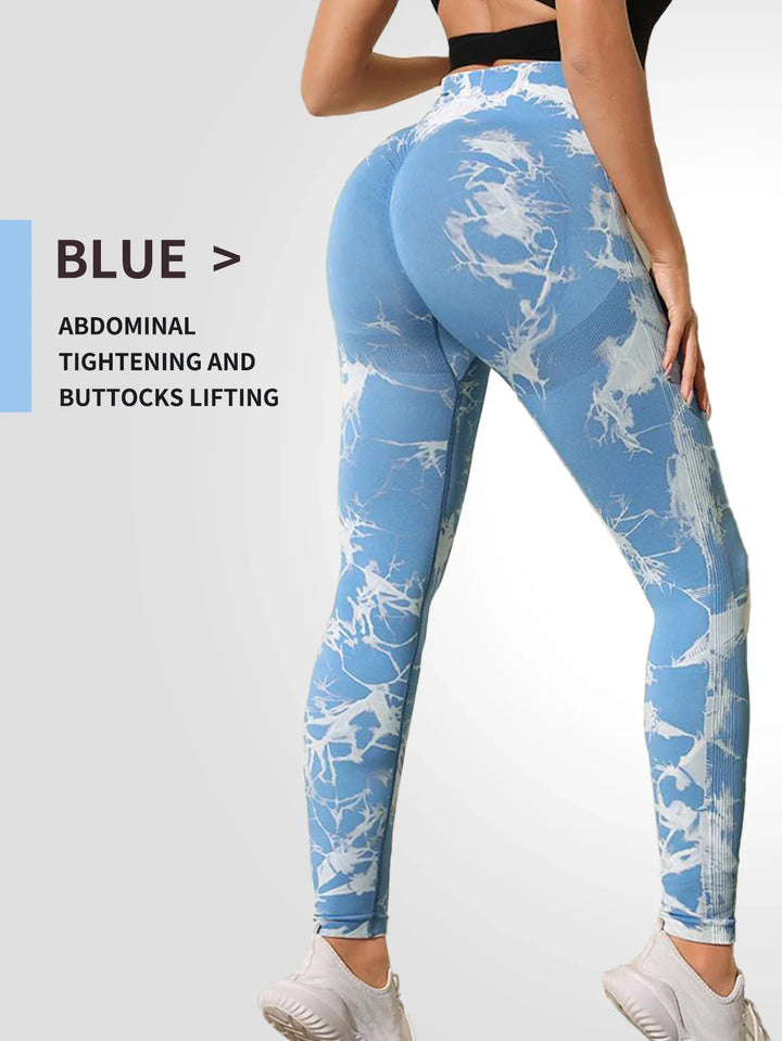 Women's High Waist Seamless Yoga Pants, Push-Up Sports Leggings