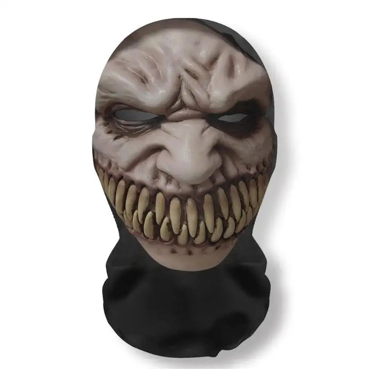 Máscara 3D de Ghost Face para o Halloween, acessório de fantasia com malha elástica e cobertura integral da cabeça em forma de caveira