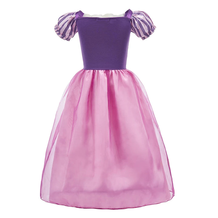 Prinsessekostume med kjole til børn til halloween, fødselsdagsfest og cosplay