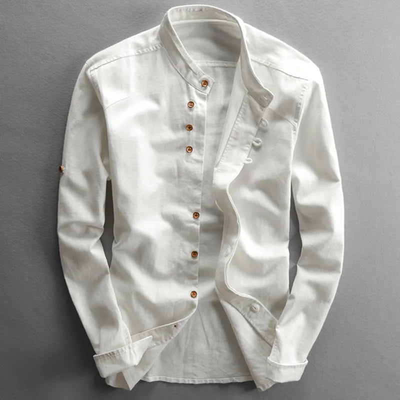 Men's Cotton-Polyester Katana Style Shirt-Metro Lane Plaza
