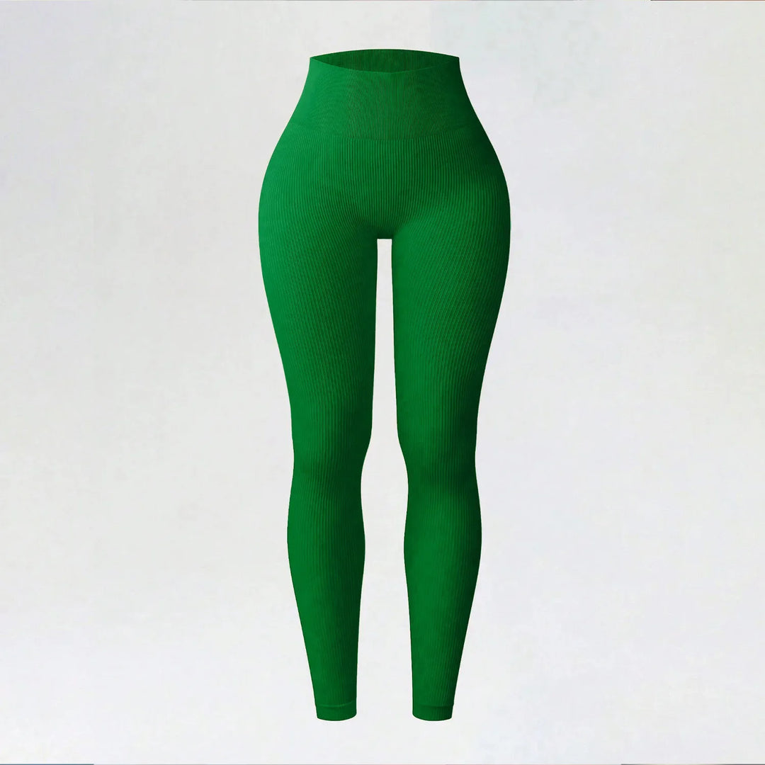 Women's High-Waisted Seamless Yoga Leggings for Fitness & Running