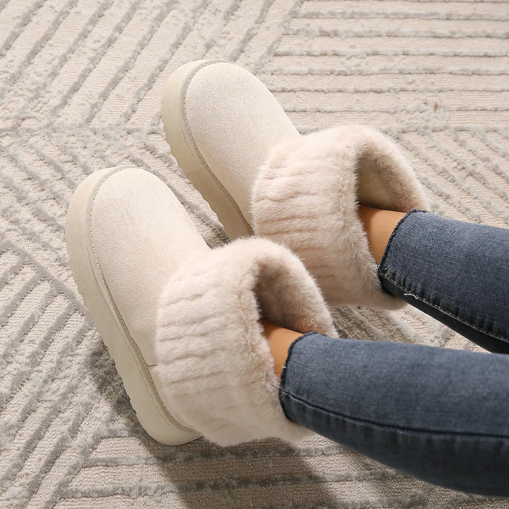 Women's Winter Boots with Cozy Lining and Casual Style-Metro Lane Plaza