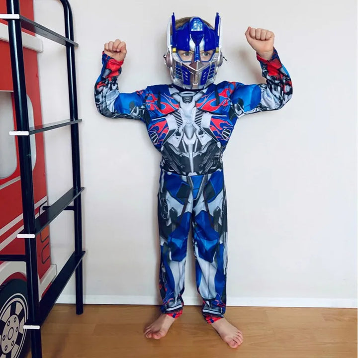 Muskeltransformer-kostume til børn, polstret karakterkostume