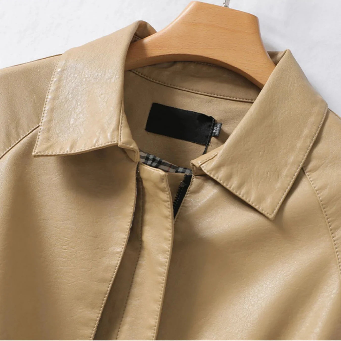 Women's Sheepskin Leather Jacket-Metro Lane Plaza