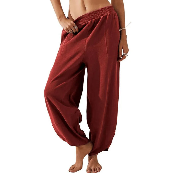 Sophia | Women's Wide-Leg Trousers-Metro Lane Plaza