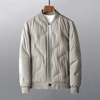 Men's Quilted Bomber Jacket-Metro Lane Plaza