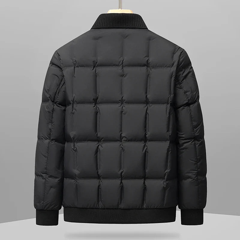 Men's Quilted Down Jacket - Montauk Style-Metro Lane Plaza